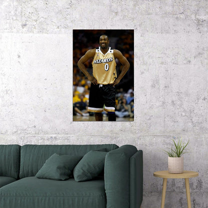 Gilbert Arenas Basketball Player Poster Motivational Sports Print Gift for Man