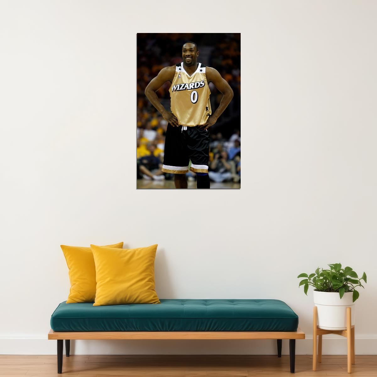 Gilbert Arenas Basketball Player Poster Motivational Sports Print Gift for Man