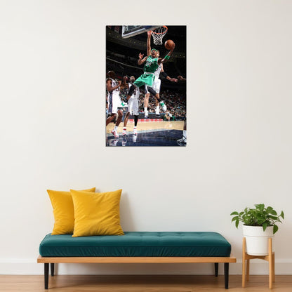 Paul Pierce Basketball Player Poster Motivational Sports Print Gift for Man