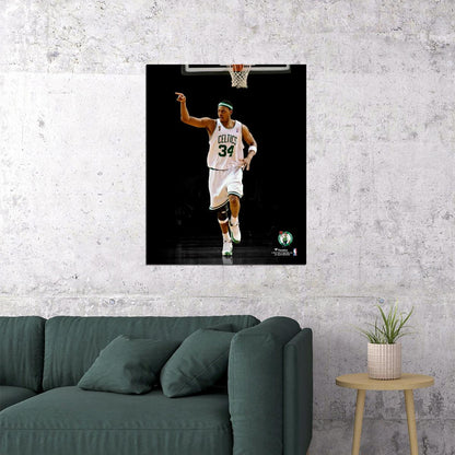 Paul Pierce Basketball Player Poster Motivational Sports Print Gift for Man