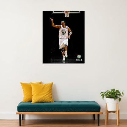 Paul Pierce Basketball Player Poster Motivational Sports Print Gift for Man