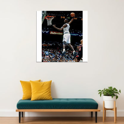 Kevin Garnett Basketball Player Poster Motivational Sports Print Gift for Man