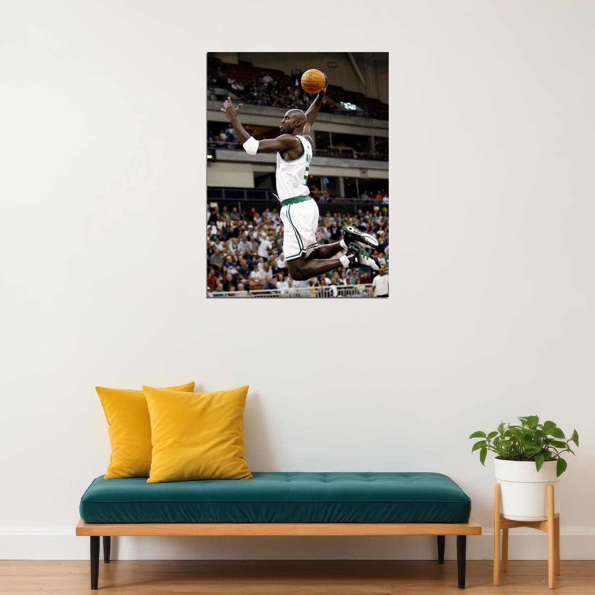 Kevin Garnett Basketball Player Poster Motivational Sports Print