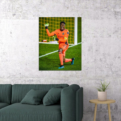 Andre Blake Philadelphia USA Soccer Poster Famous Football Superstar Motivational Sports Print