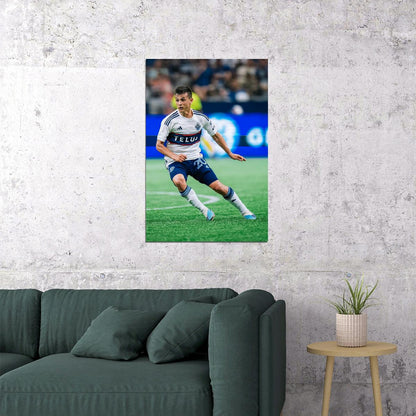 Andres Cubas USA Soccer Poster Famous Football Superstar Motivational Sports Print