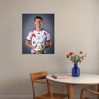 Arnaud Souquet USA Soccer Poster Famous Football Superstar Motivational Sports Print