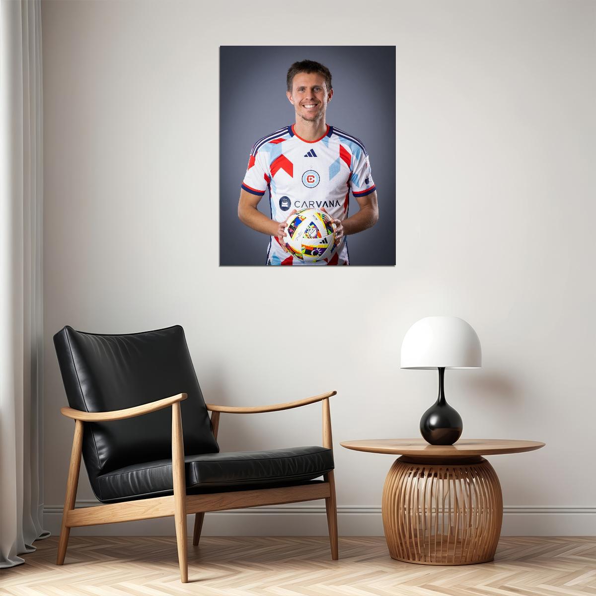 Arnaud Souquet USA Soccer Poster Famous Football Superstar Motivational Sports Print