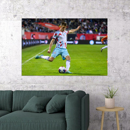 Arnaud Souquet USA Soccer Poster Famous Football Superstar Motivational Sports Print