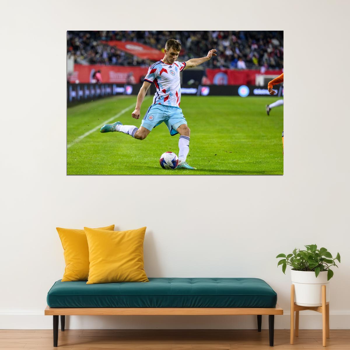 Arnaud Souquet USA Soccer Poster Famous Football Superstar Motivational Sports Print