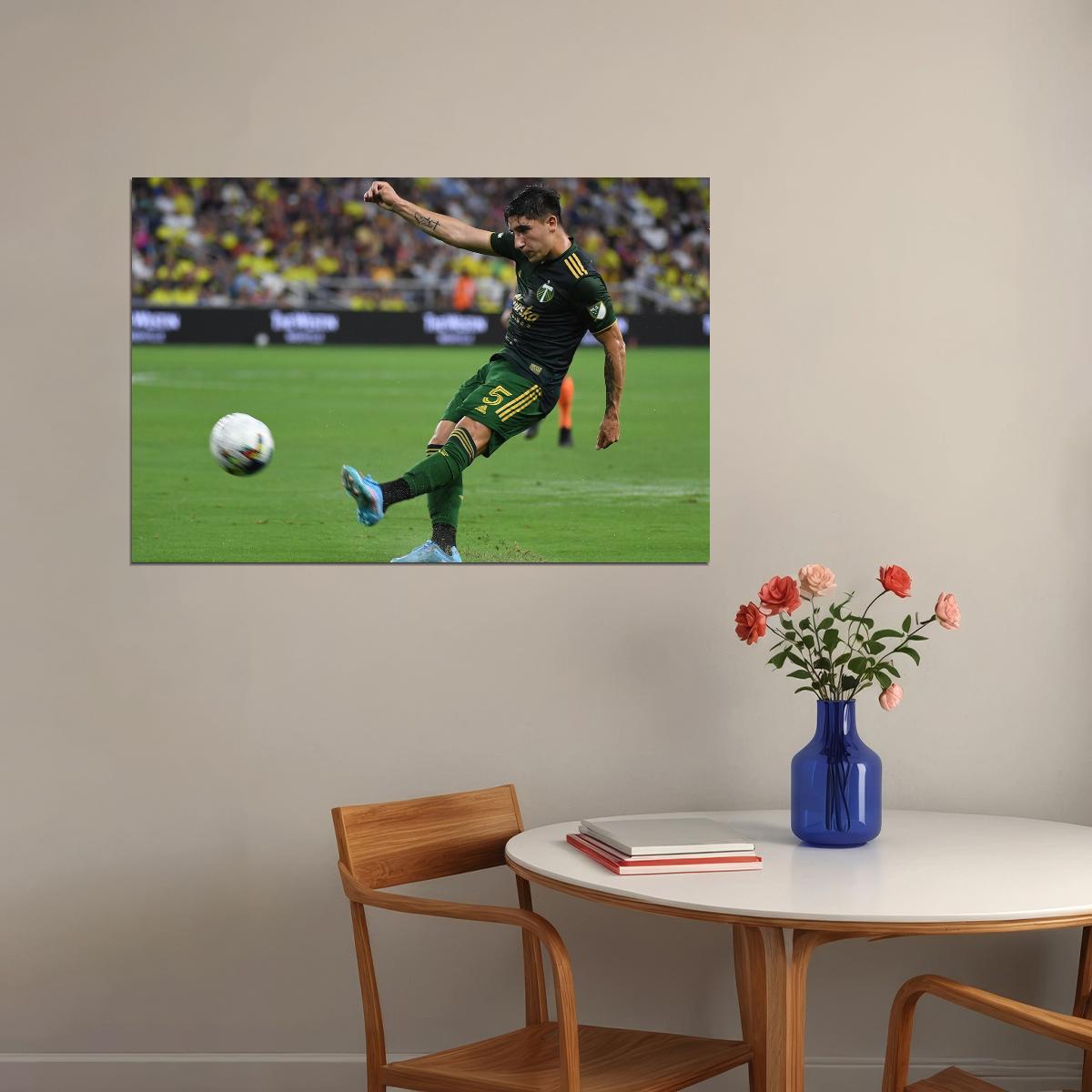 Claudio Bravo USA Soccer Poster Famous Football Superstar Motivational Sports Print