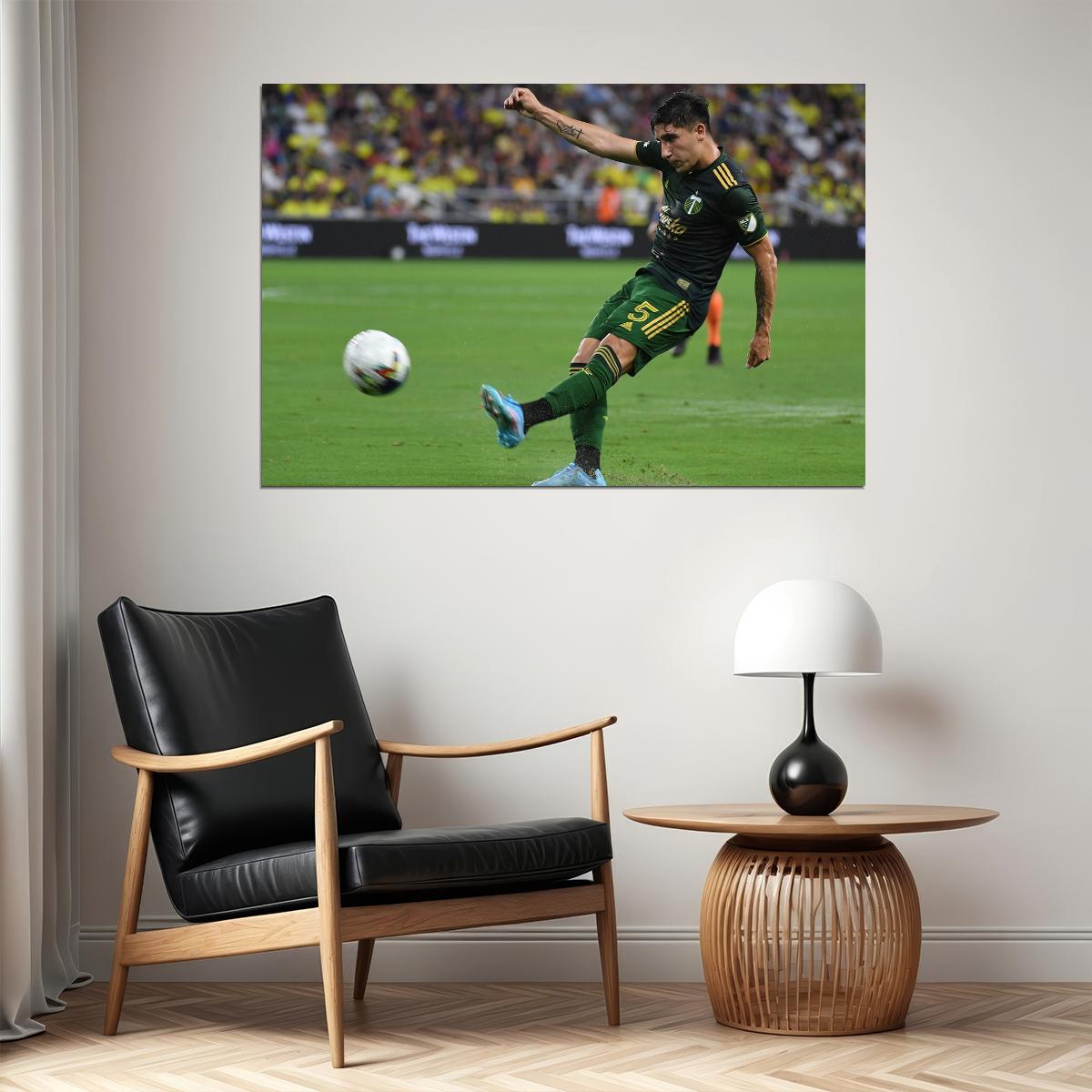 Claudio Bravo USA Soccer Poster Famous Football Superstar Motivational Sports Print