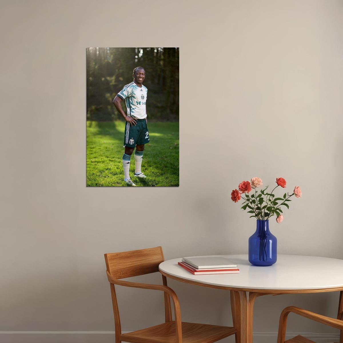 Diego Chara USA Soccer Poster Famous Football Superstar Motivational Sports Print