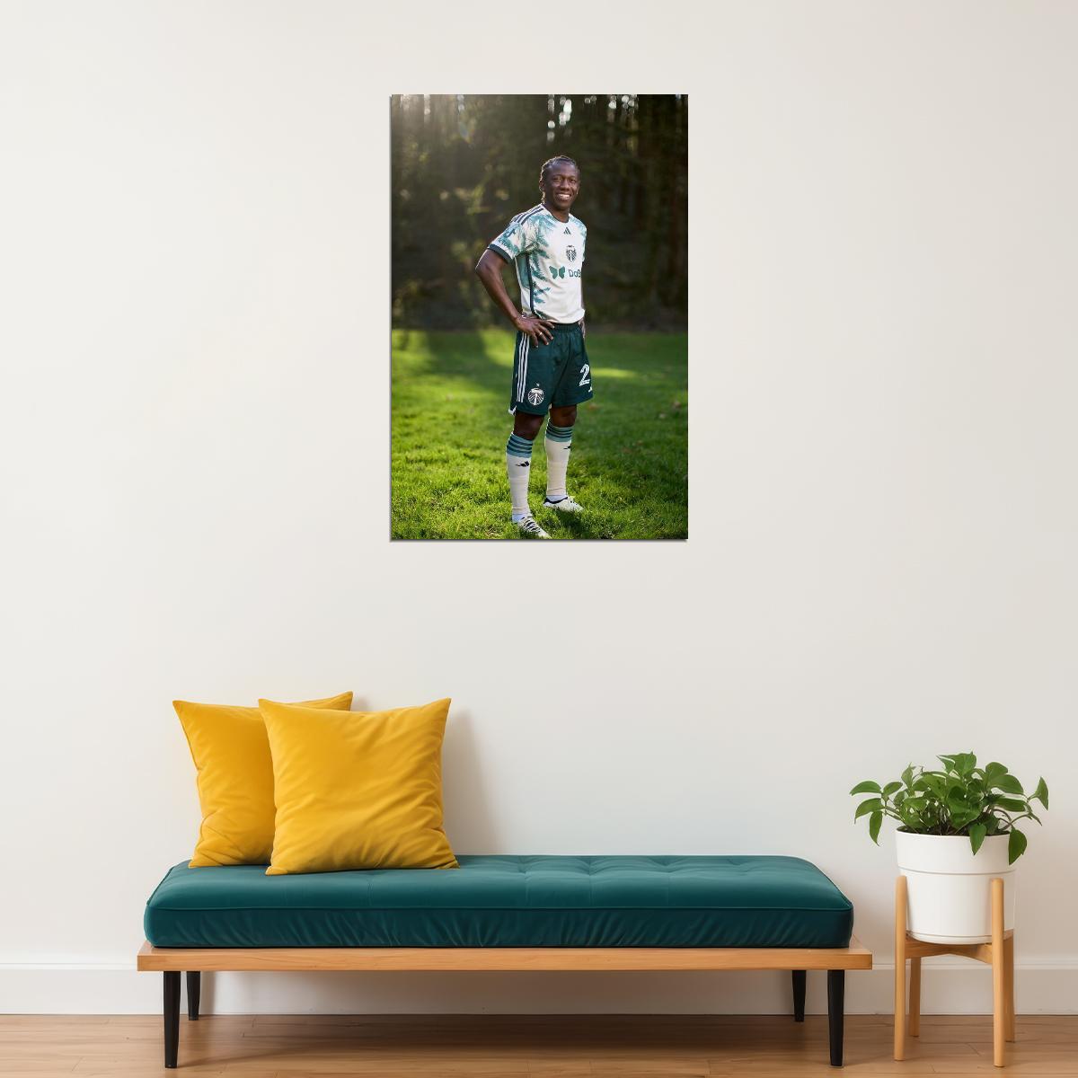 Diego Chara USA Soccer Poster Famous Football Superstar Motivational Sports Print