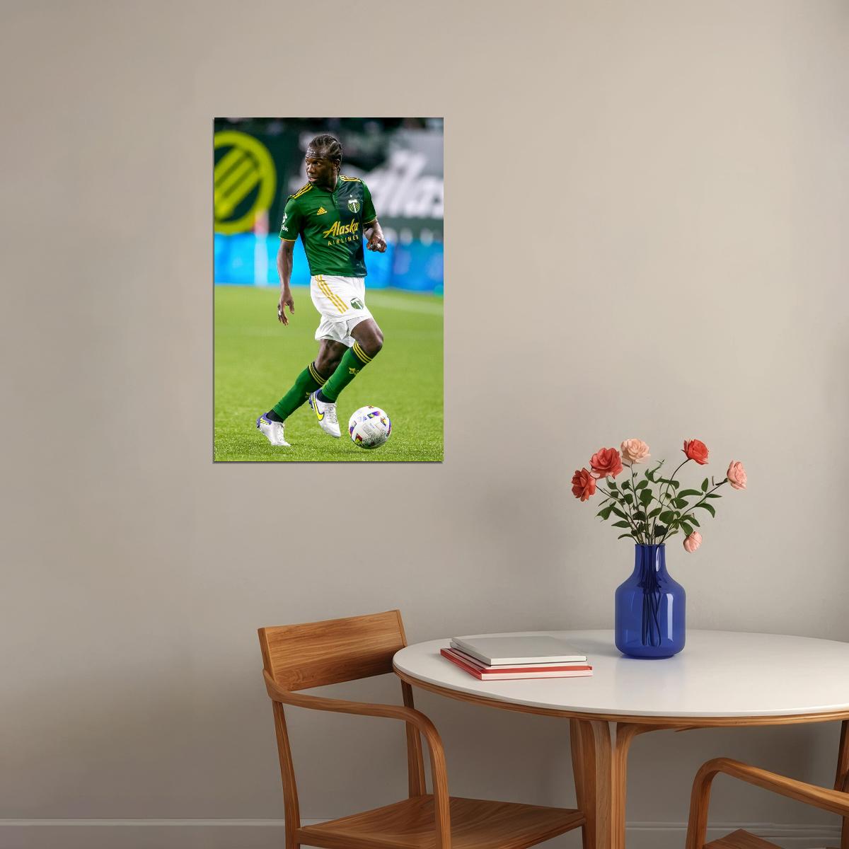 Diego Chara USA Soccer Poster Famous Football Superstar Motivational Sports Print