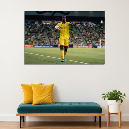 Shaq Moore Nashville USA Soccer Poster Famous Football Superstar Motivational Sports Print