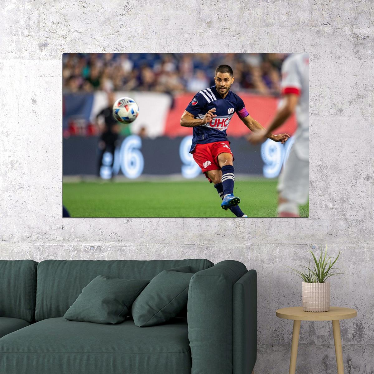 Carles Gil USA Soccer Poster Famous Football Superstar Motivational Sports Print