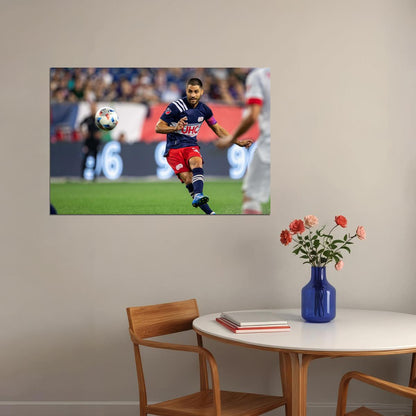 Carles Gil USA Soccer Poster Famous Football Superstar Motivational Sports Print