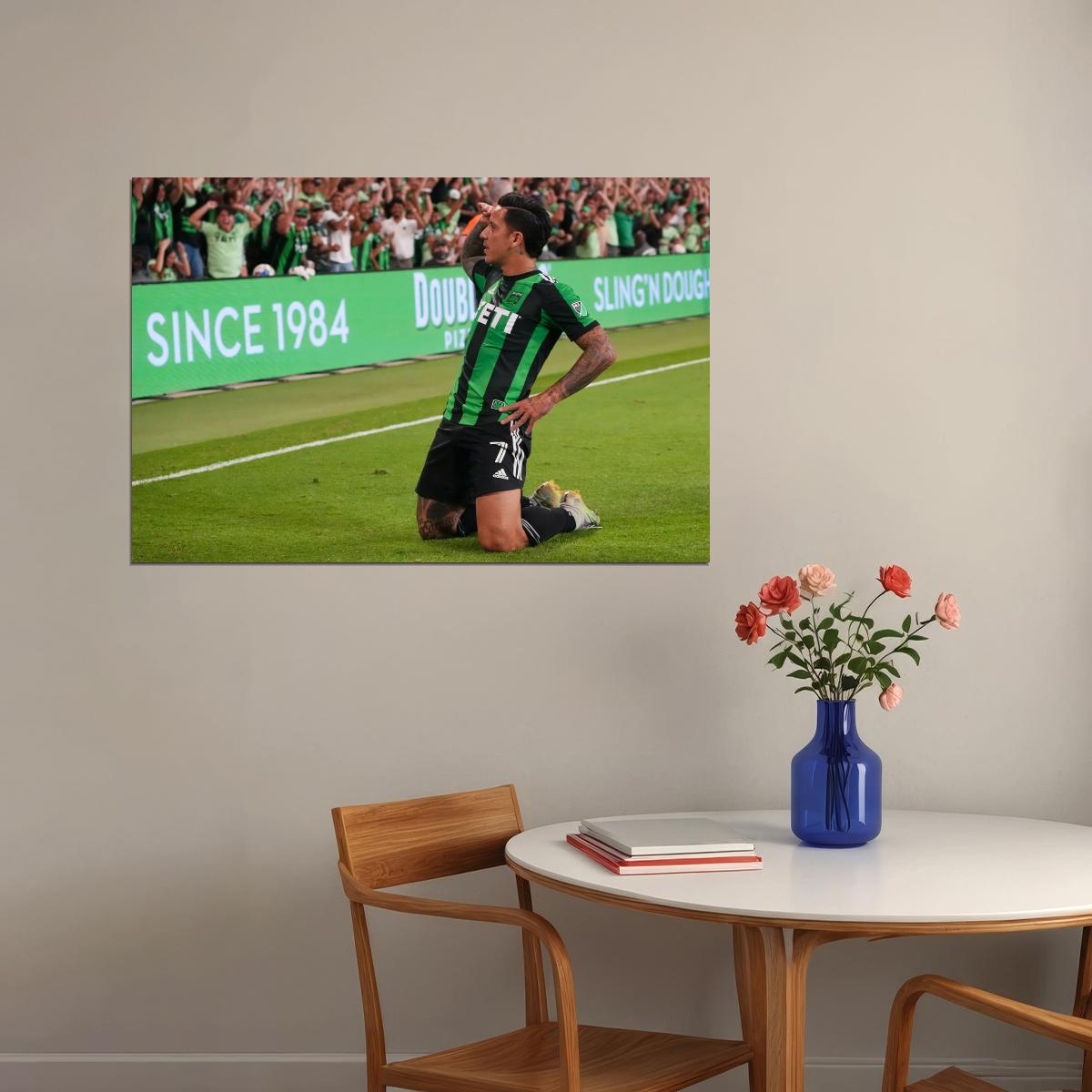 Sebastian Driussi USA Soccer Poster Famous Football Superstar Motivational Sports Print