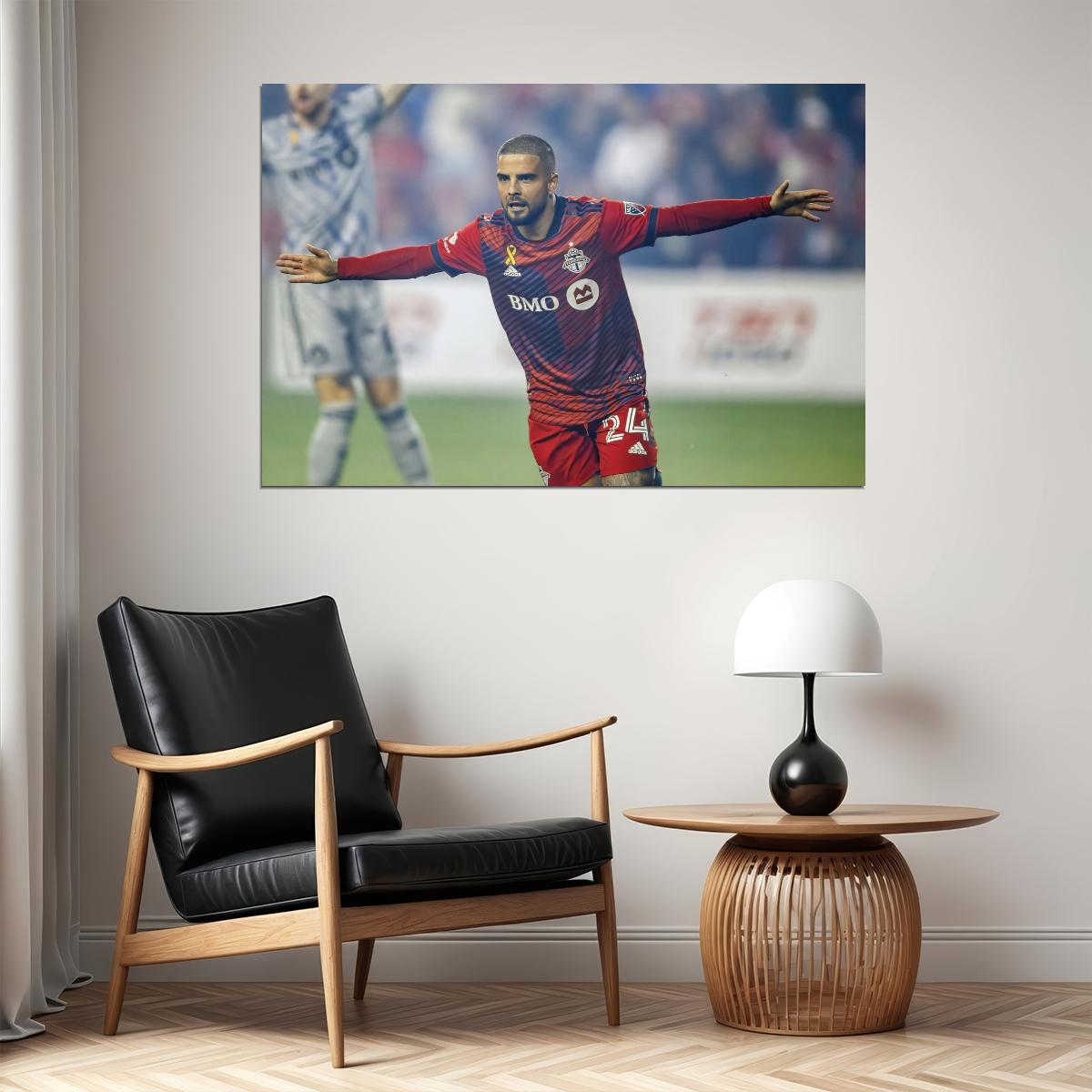 Lorenzo Insigne USA Soccer Poster Famous Football Superstar Motivational Sports Print