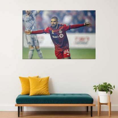 Lorenzo Insigne USA Soccer Poster Famous Football Superstar Motivational Sports Print