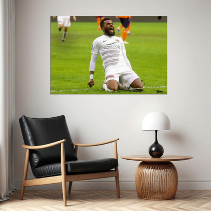 Aaron Boupendza USA Soccer Poster Famous Football Superstar Motivational Sports Print