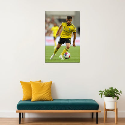 Diego Rossi USA Soccer Poster Famous Football Superstar Motivational Sports Print