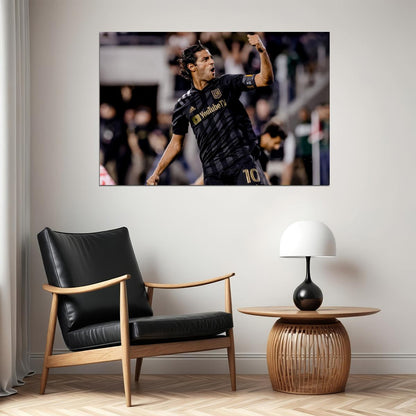 Carlos Vela USA Soccer Poster Famous Football Superstar Motivational Sports Print