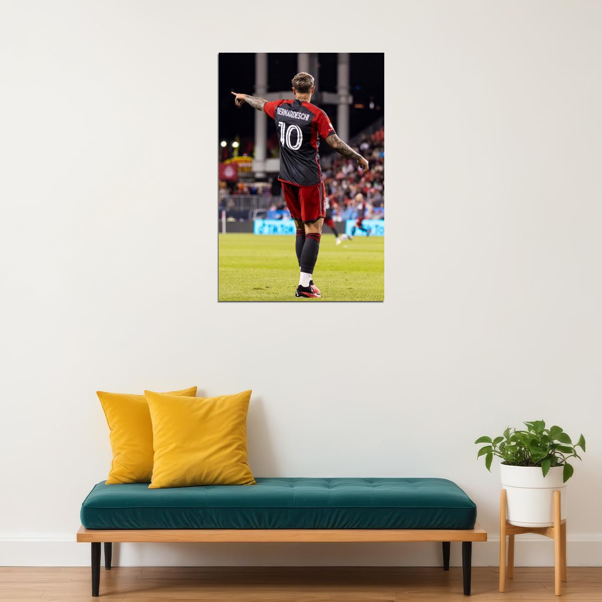 Federico Bernardeschi USA Soccer Poster Famous Football Superstar Motivational Sports Print