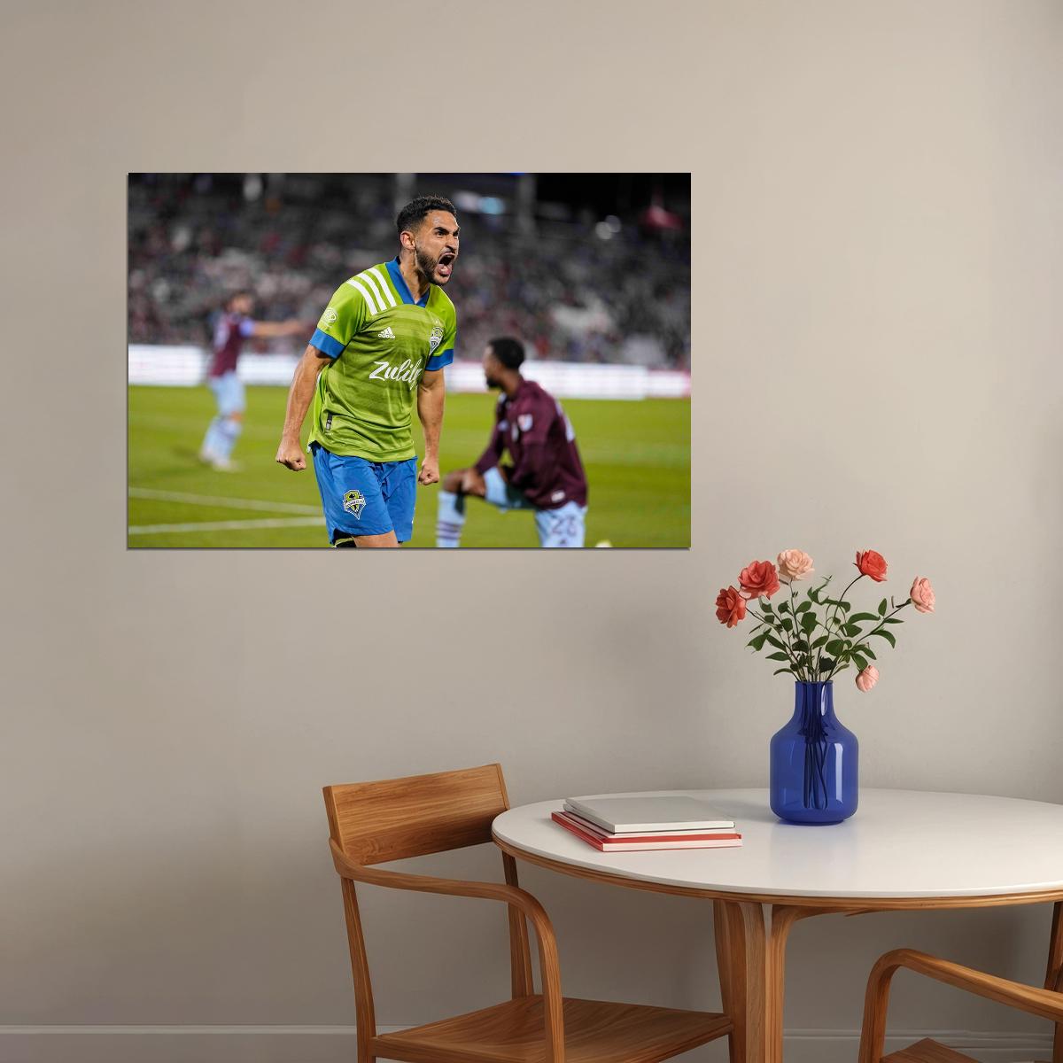 Cristian Roldan USA Soccer Poster Famous Football Superstar Motivational Sports Print