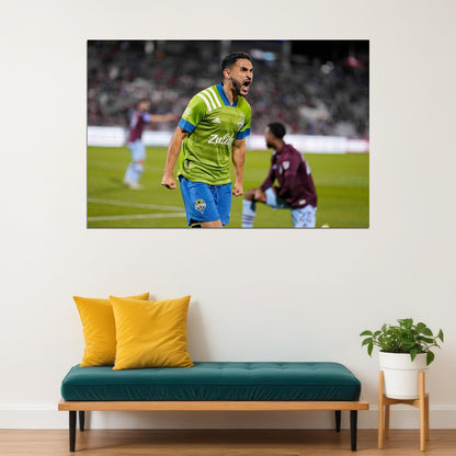 Cristian Roldan USA Soccer Poster Famous Football Superstar Motivational Sports Print