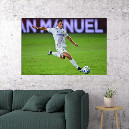 Chicharito USA Soccer Poster Famous Football Superstar Motivational Sports Print