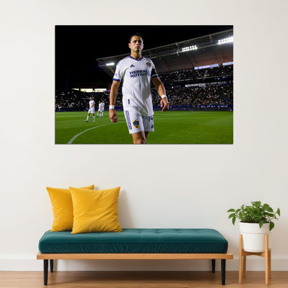 Chicharito USA Soccer Poster Famous Football Superstar Motivational Sports Print