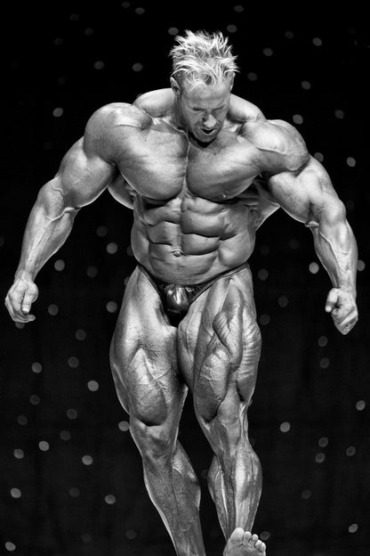 Jay Cutler Olympia Black And White Famous Bodybuilder Poster Bodybuilding Workout HD Photo Print