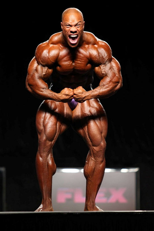 Phil Heath Olympia Pose Famous Bodybuilder Poster Bodybuilding Workout HD Photo Print