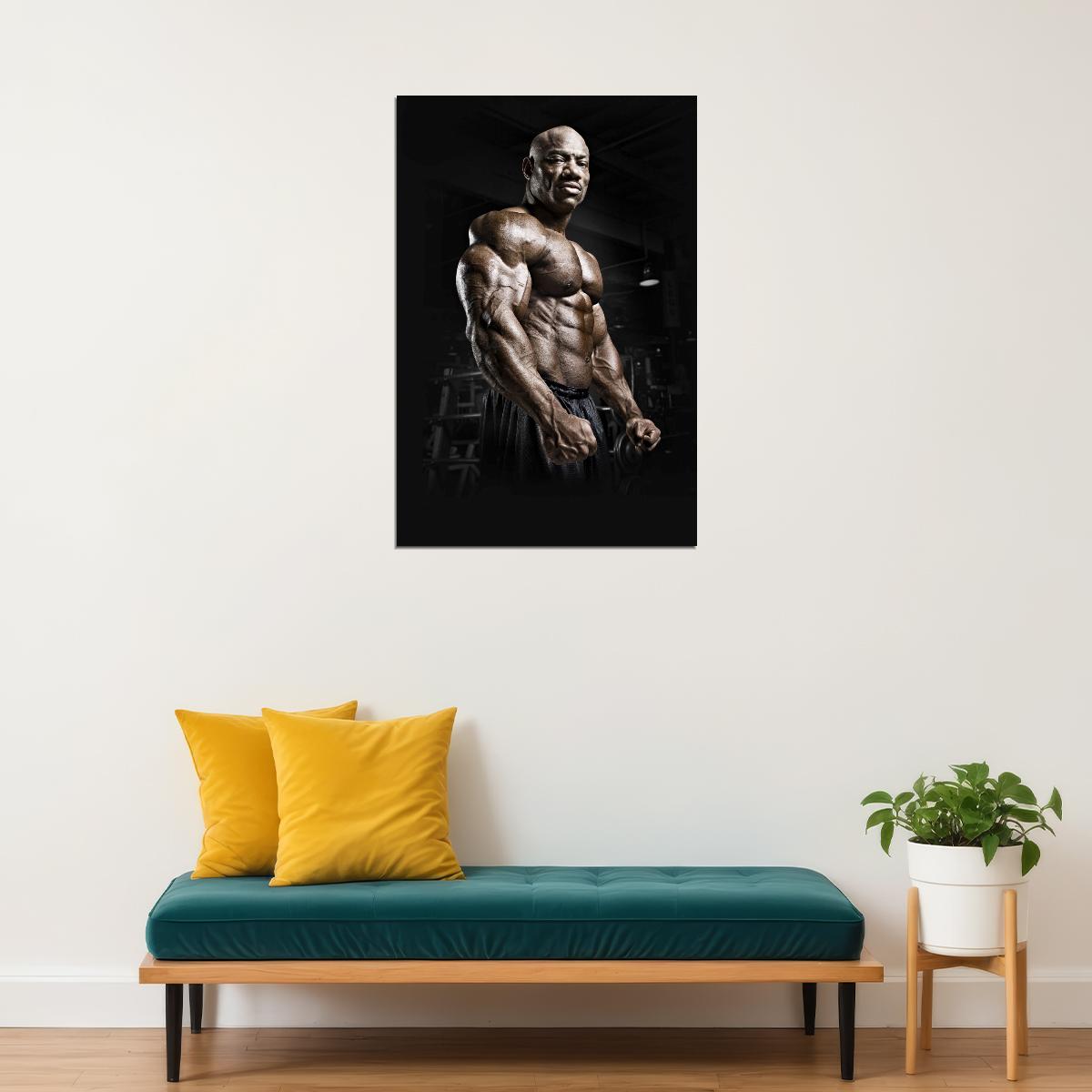 Dexter Jackson Famous Bodybuilder Poster Bodybuilding Workout HD Photo Print