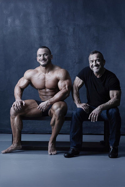 Poster - Hunter Labrada With Lee Labrada Famous Bodybuilder Poster