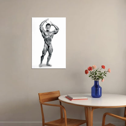 Lee Labrada Old School Mr. Universe Bodybuilding Icon Famous Bodybuilder Poster HD Photo Print