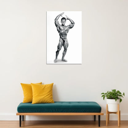 Lee Labrada Old School Mr. Universe Bodybuilding Icon Famous Bodybuilder Poster HD Photo Print