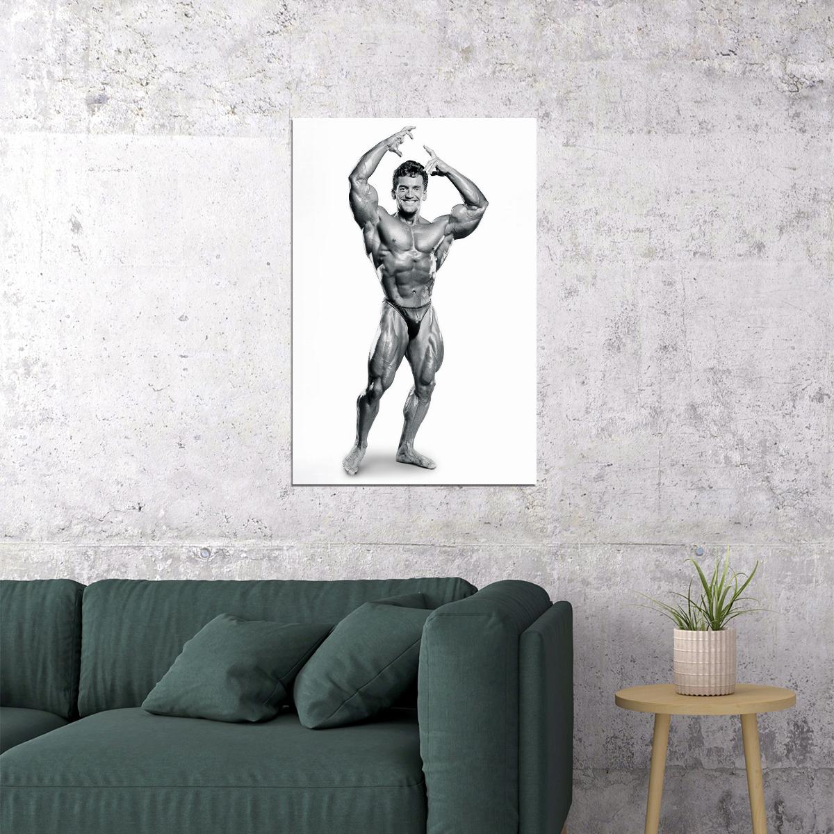 Lee Labrada Old School Mr. Universe Bodybuilding Icon Famous Bodybuilder Poster HD Photo Print