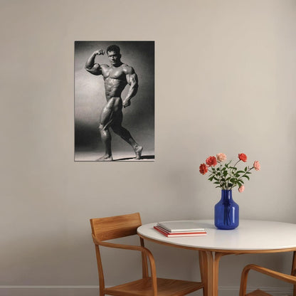 Lee Labrada Old School Mr. Universe Bodybuilding Icon Famous Bodybuilder Poster HD Photo Print