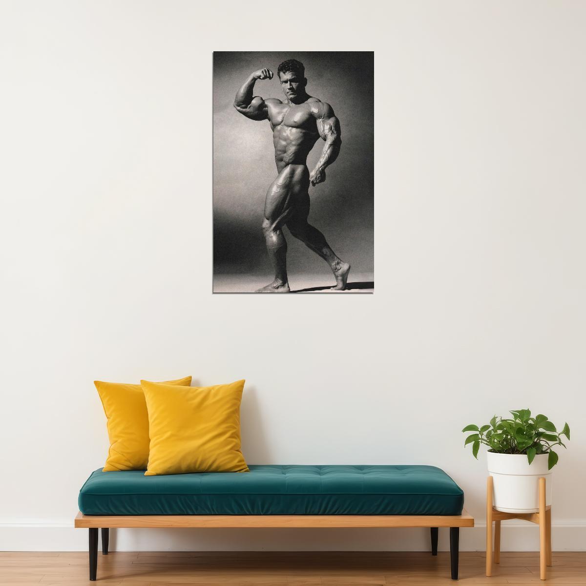 Lee Labrada Old School Mr. Universe Bodybuilding Icon Famous Bodybuilder Poster HD Photo Print