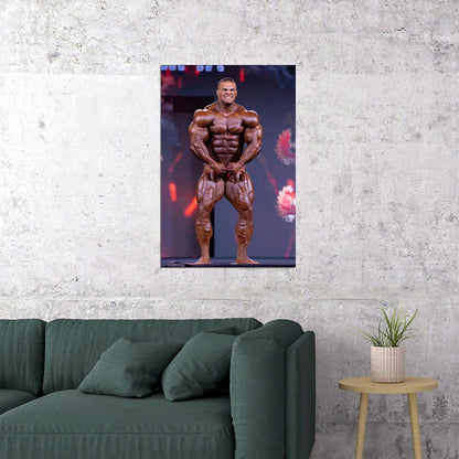 Nick Walker The Mutant Olympia Pose Famous Bodybuilder Poster Bodybuilding Workout HD Photo Print