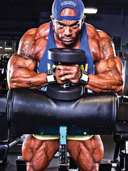 Sergio Oliva Jr. Gym Shot Famous Bodybuilder Poster Bodybuilding Workout HD Photo Print