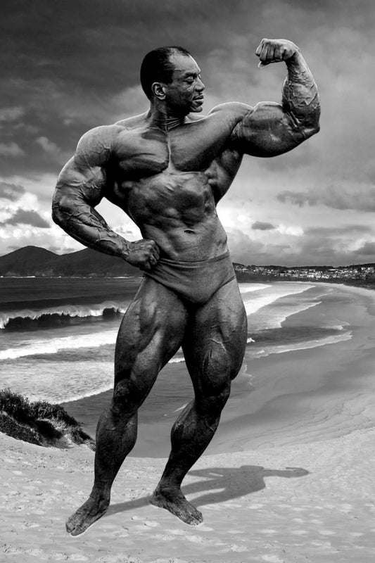 Sergio Oliva The Myth Pose Bodybuilding Old School Icon Poster Famous Bodybuilder HD Photo Print