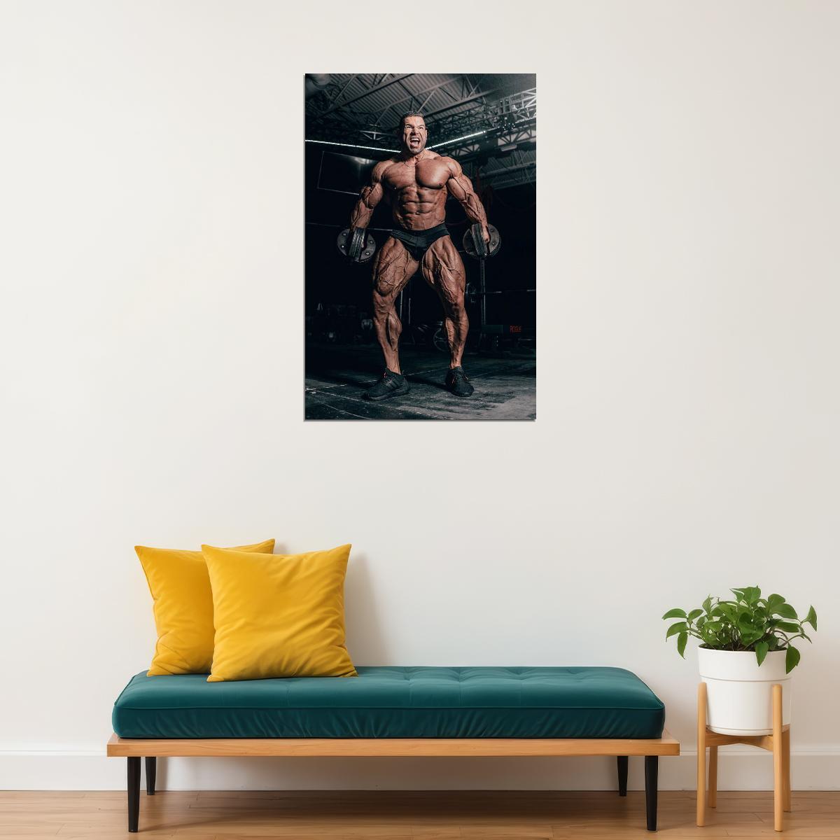 Steve Kuclo Gym Famous Bodybuilder Poster Bodybuilding Workout HD Photo Print