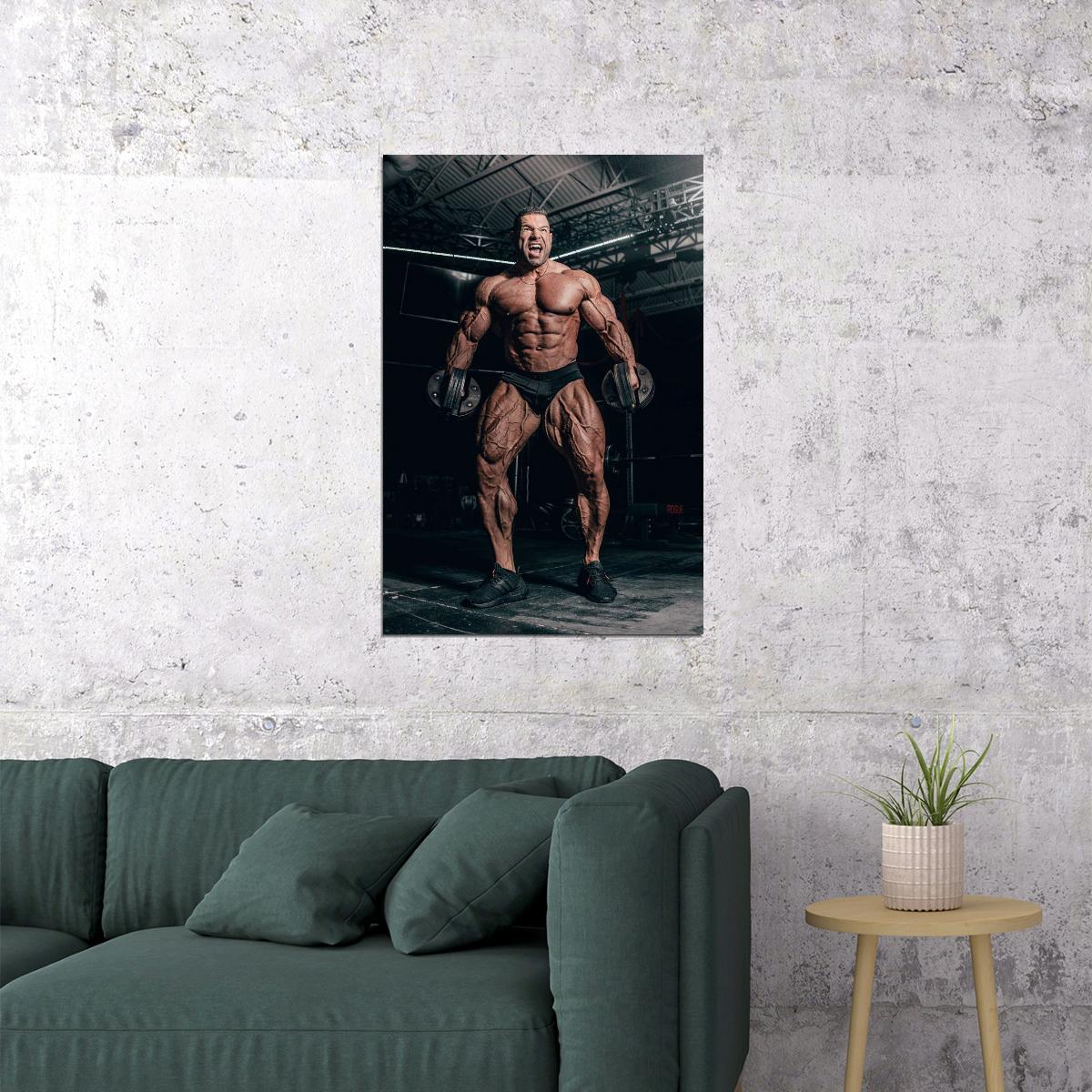 Steve Kuclo Gym Famous Bodybuilder Poster Bodybuilding Workout HD Photo Print