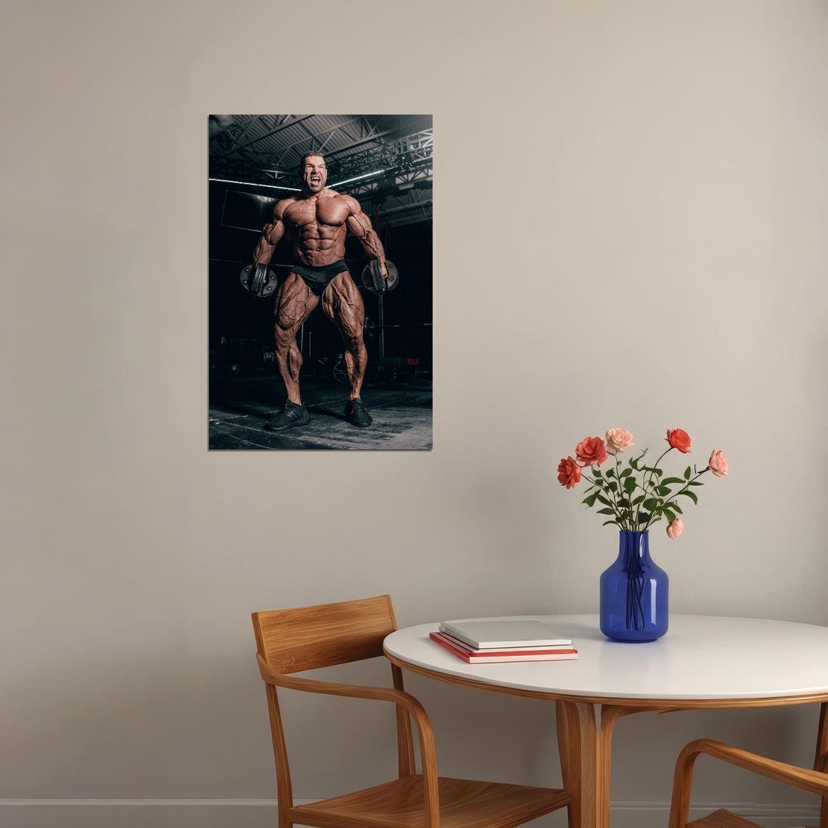 Steve Kuclo Gym Famous Bodybuilder Poster Bodybuilding Workout HD Photo Print