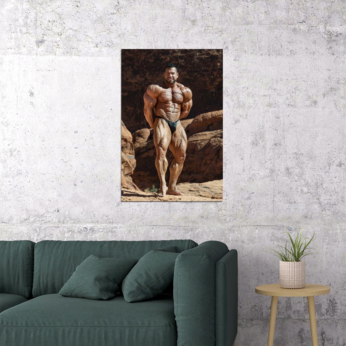 Steve Kuclo Famous Bodybuilder Poster Bodybuilding Workout HD Photo Print