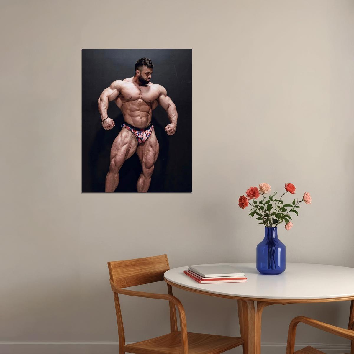 Regan Grimes Famous Bodybuilder Poster Bodybuilding Workout HD Photo Print