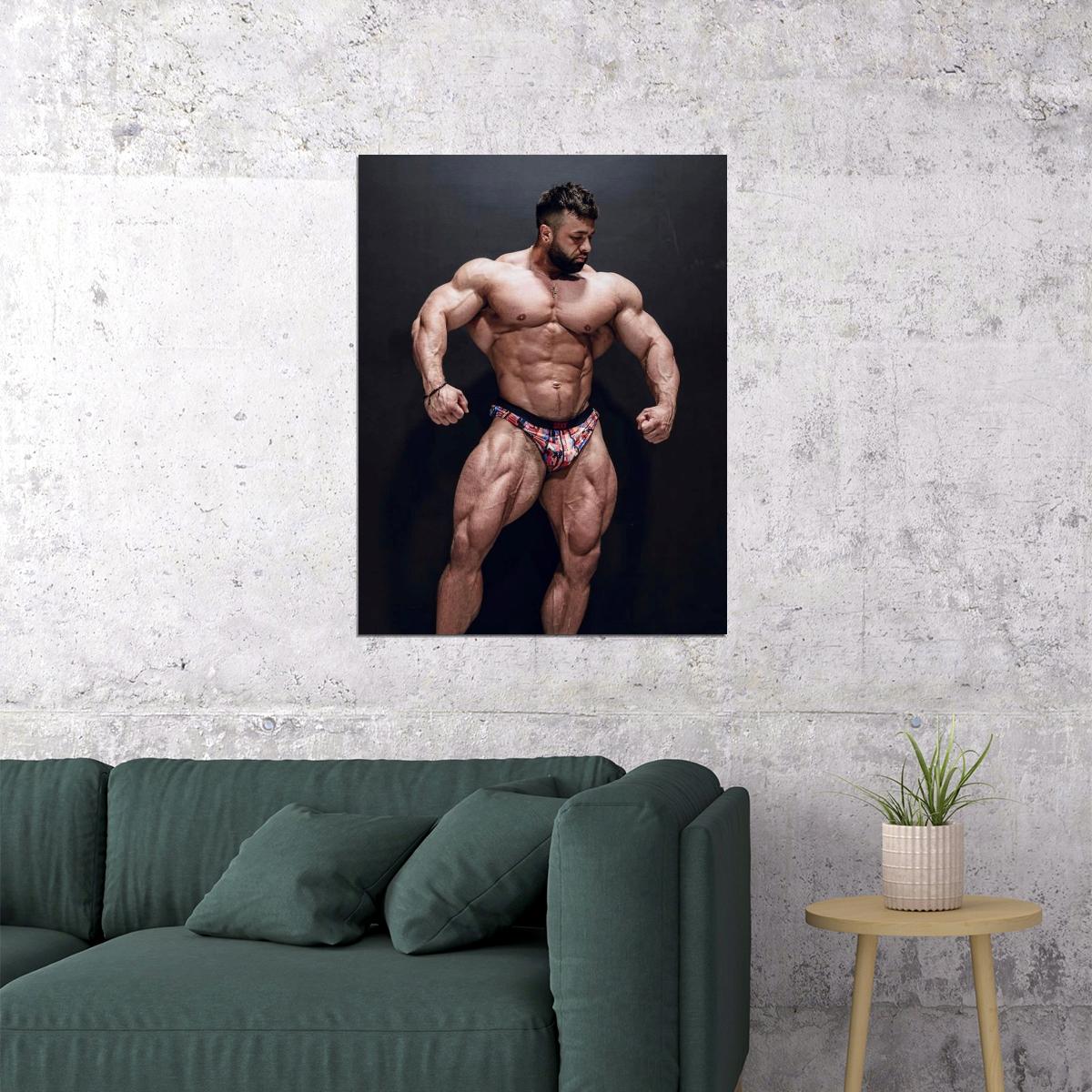 Regan Grimes Famous Bodybuilder Poster Bodybuilding Workout HD Photo Print